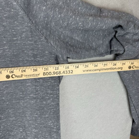 Vtg Retro Duke Blue Devils Hoodie Mens L Gray NCAA Basketball Thermal Pullover - Picture 3 of 5